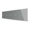 5-fache Blende 5 Touch-Schalter Grau LIVOLO