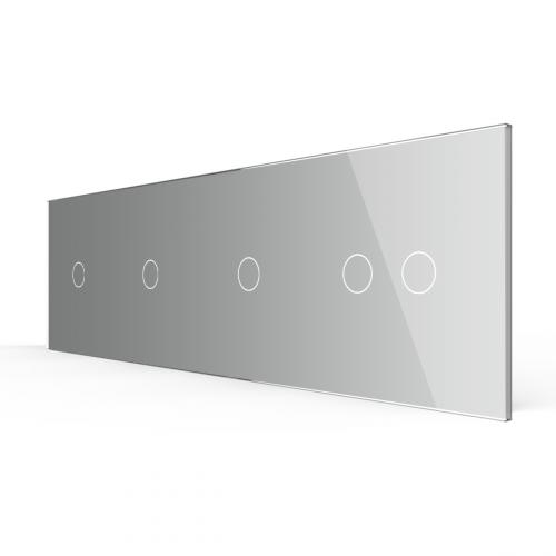 4-fache Blende 4 Touch-Schalter Grau LIVOLO