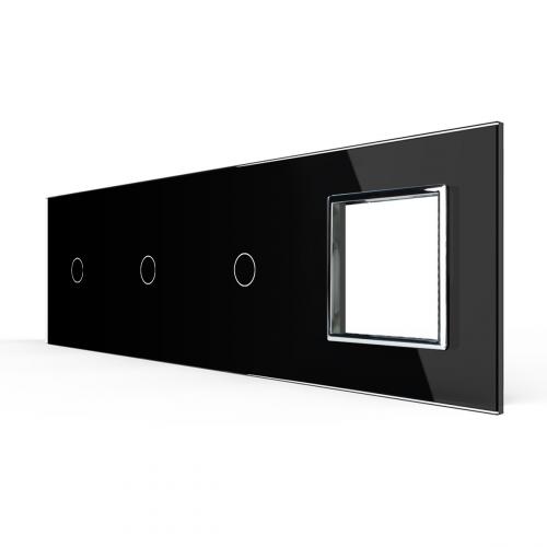4-fache Blende 3 Touch-Schalter + 1 Modul LIVOLO