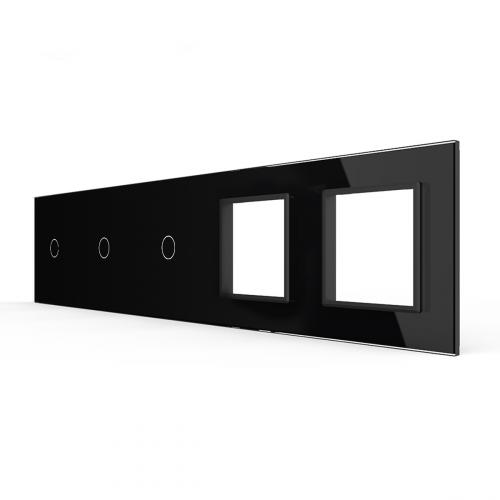 5-fache Blende 3 Touch-Schalter + 2 Module LIVOLO