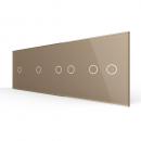 4-fache Blende 4 Touch-Schalter Gold LIVOLO