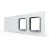 4-fache Blende 2 Touch-Schalter + 2 Module wei� LIVOLO 