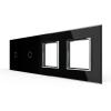 4-fache Blende 2 Touch-Schalter + 2 Module LIVOLO