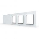5-fache Blende 2 Touch-Schalter + 3 Module wei� LIVOLO