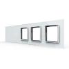 5-fache Blende 2 Touch-Schalter + 3 Module wei� LIVOLO 