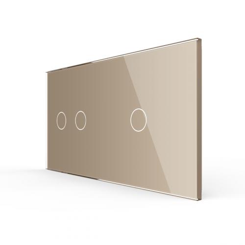 2-fache Blende Touch-Schalter Gold LIVOLO