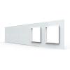 5-fache Blende 3 Touch-Schalter + 2 Module wei� LIVOLO 