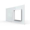 2-fache Blende 1 Touch-Schalter + 1 Modul wei� LIVOLO