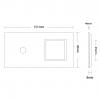Nur Glasblende  VL-C7-C1/SR-11 Wei�