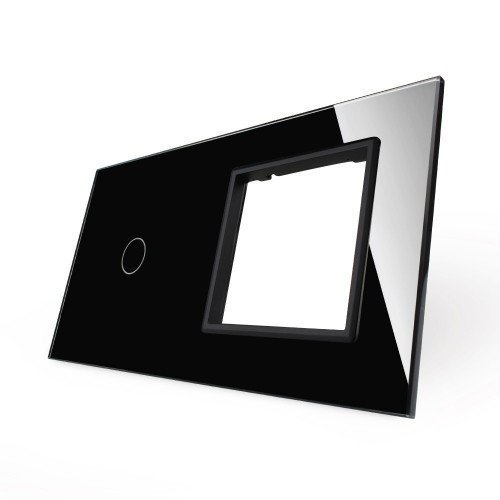 Livolo Glasblende für einen Touch-Schalter und einem Modul VL-C7-C1/SR-12-A