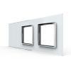 3-fache Blende 1 Touch-Schalter + 2 Module wei� LIVOLO 