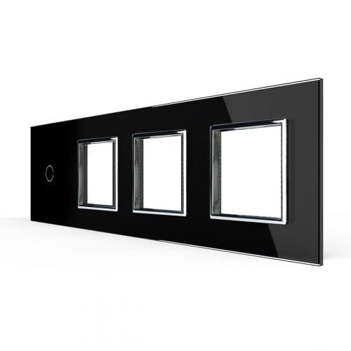 4-fache Blende 1 Touch-Schalter + 3 Module LIVOLO