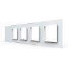 5-fache Blende 1 Touch-Schalter + 4 Module wei� LIVOLO