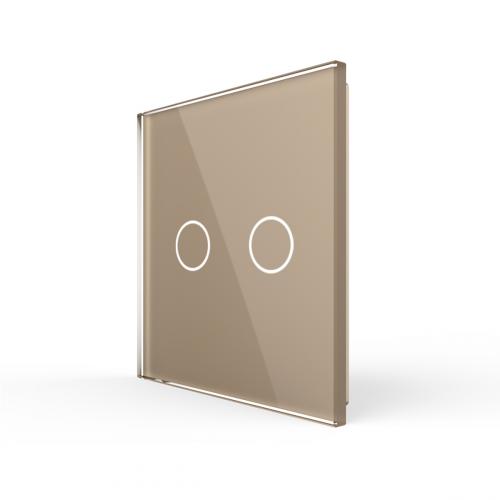 1-fache Blende Touch-Schalter Gold LIVOLO