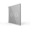 1-fache Blende 1 Touch-Schalter Grau LIVOLO