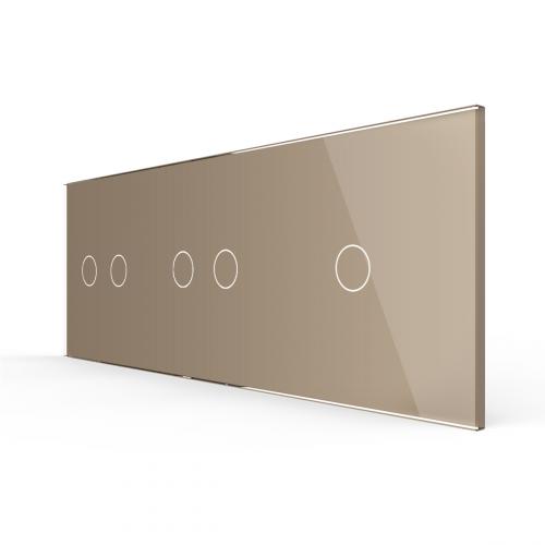 3-fache Blende 3 Touch-Schalter Gold LIVOLO
