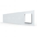 5-fache Blende 4 Touch-Schalter + 1 Modul wei VL-C7-C2/C2/C1/C1/SR-11-A