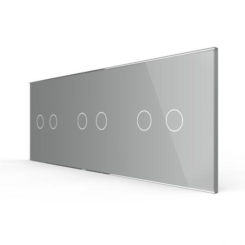 3-fache Blende 3 Touch-Schalter Grau LIVOLO