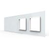 4-fache Blende 2 Touch-Schalter + 2 Module wei� LIVOLO 