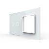 2-fache Blende 1 Touch-Schalter + 1 Modul wei� LIVOLO