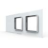 3-fache Blende 1 Touch-Schalter + 2 Module wei� LIVOLO 