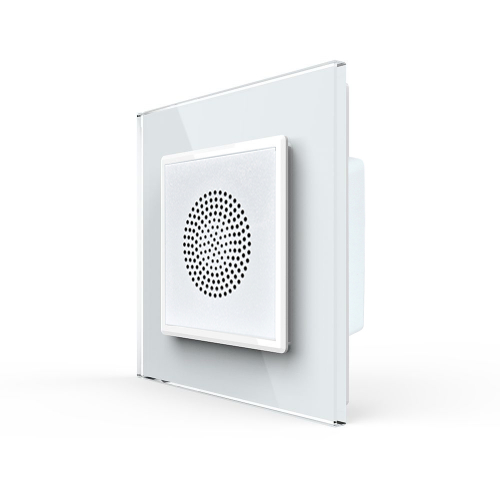 LIVOLO Bluetooth Lautsprecher für Unterputz inkl. Glasrahmen VL-C7-LY-03-11-A Weiss