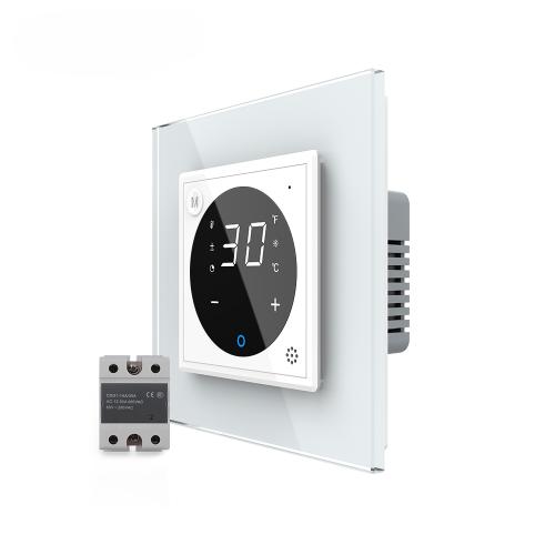 Raumthermostat m. Relais VL-C7-PS72-XQ002-11-A Wei� LIVOLO 