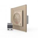 Raumthermostat mit Relais VL-C7-PS72-XQ002-13 Gold LIVOLO 