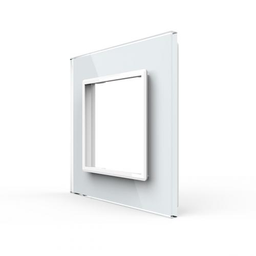 1-fache Blende 1 Modul Wei� LIVOLO