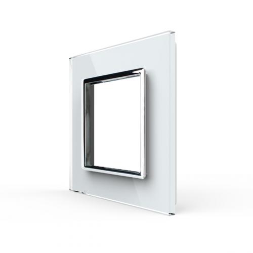 1-fache Blende 1 Modul wei� LIVOLO 