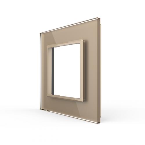 1-fache Blende 1 Modul Gold LIVOLO