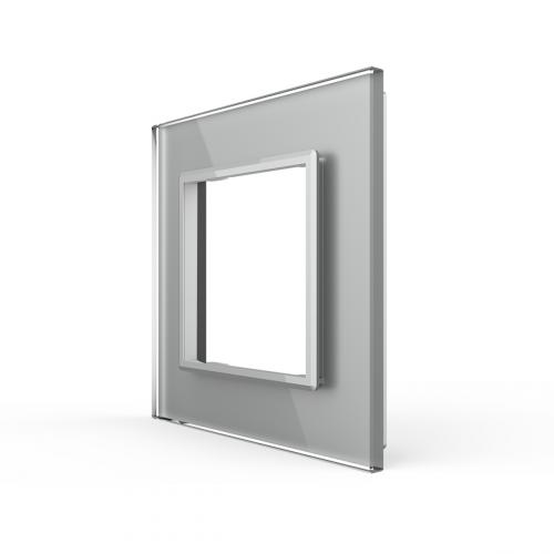 1-fache Blende 1 Modul Grau LIVOLO
