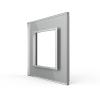 1-fache Blende 1 Modul Grau LIVOLO