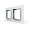 2-fache Blende 2 Module Wei� LIVOLO 