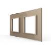 2-fache Blende 2 Module Gold LIVOLO