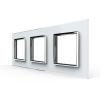 3-fache Blende 3 Module Wei� LIVOLO 