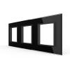 3-fache Blende 3 Module Schwarz-A LIVOLO
