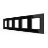 5-fache Blende 5 Module Schwarz-A LIVOLO