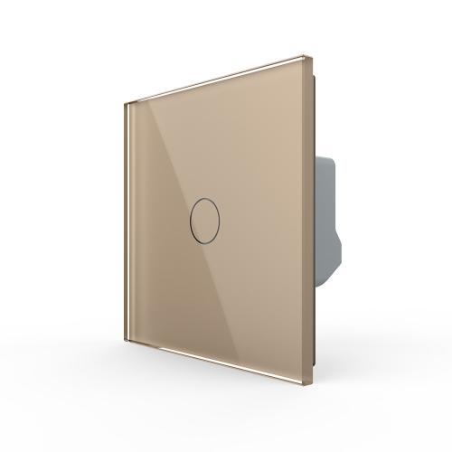 1-facher Lichtschalter VL-C701-13 Gold LIVOLO