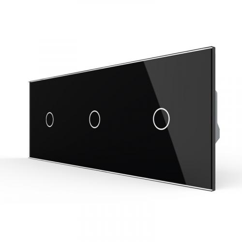 3 1-fache Dimmer Schwarz LIVOLO