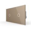 Wechselschalter / Kreuzschalter VL-C701S/C701S-13 Gold LIVOLO