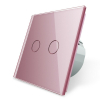 LIVOLO Funk Glas Touch Lichtschalter Serienschalter C702R-17 LIVOLO Pink