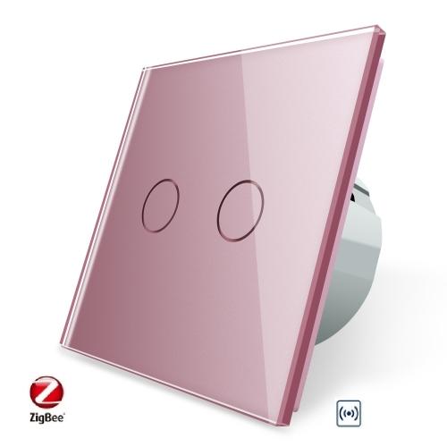 LIVOLO ZigBee Smart Wechselschalter / Kreuzschalter VL-C702SZ-17 Pink