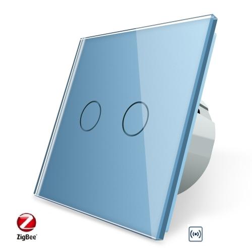 LIVOLO ZigBee Smart Wechselschalter / Kreuzschalter VL-C702SZ-19 Blau