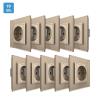 10x 1-fache Steckdose Gold VL-C7C1EU/SR-13-10 LIVOLO 