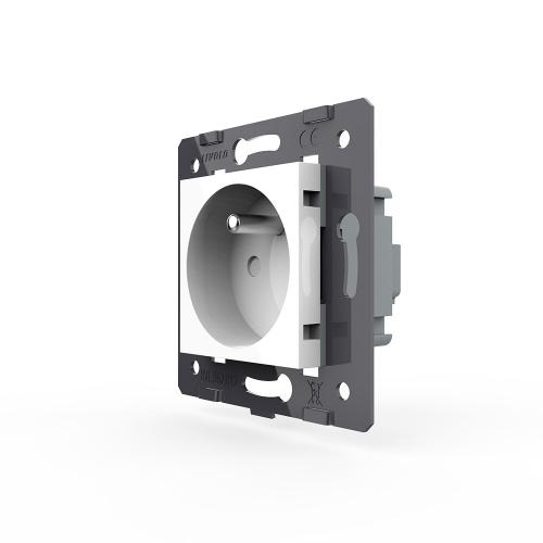 1-faches, franzsisches Steckdosen-Modul wei VL-C7C1FR-11 LIVOLO 