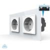 2-fache Steckdose VDE Wei� VL-C7C2EU/SR-11-A-VDE LIVOLO 