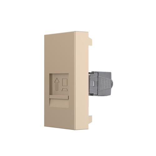 1/2 Netzwerk CAT8.1 Modul Gold LIVOLO