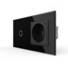 Smarthome Dimmer + Steckdose Schwarz VL-FC1SD1Z2-C16AZ2-12-A LIVOLO EC