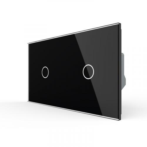 Lichtschalter + Dimmer Smart Home Schwarz VL-FC1Z2-FC1SD1Z2-12 LIVOLO EC